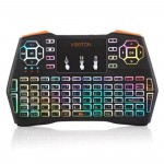 VIBOTON i8 Plus Mini 2.4GHz Wireless 5-Color Backl...